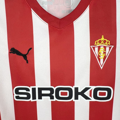 Sporting de Gijón 2024/25 Home Kids Kit
