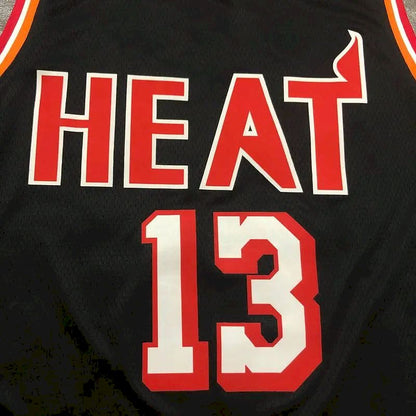 Camisa masculina Bam Adebayo Black Classics Swingman Player Version