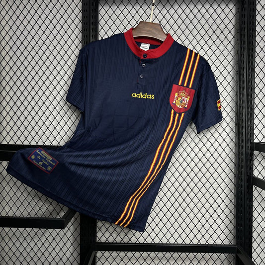 Camisa reserva retrô da Espanha de 1996
