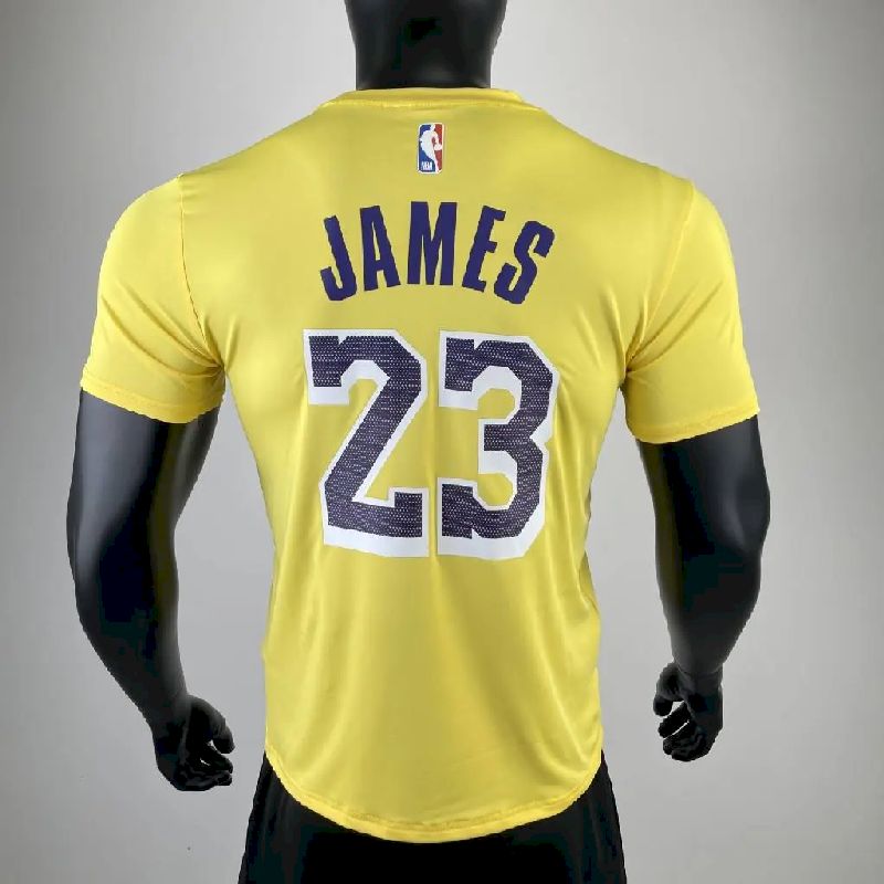 Men’s LeBron James Yellow Team T-shirt