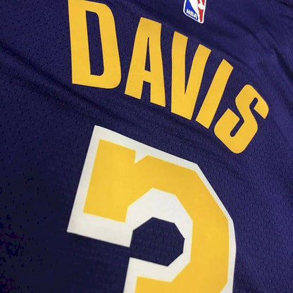 Camisa Anthony Davis Masculina Roxa Versão Jogador – Edição Clássica Retro