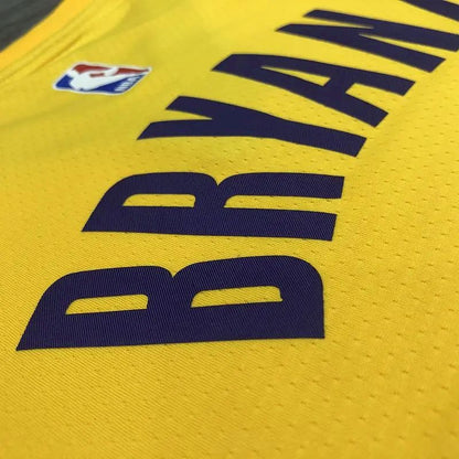 Camisa Kobe Bryant 8 Yellow City Edition Masculina Versão Jogador