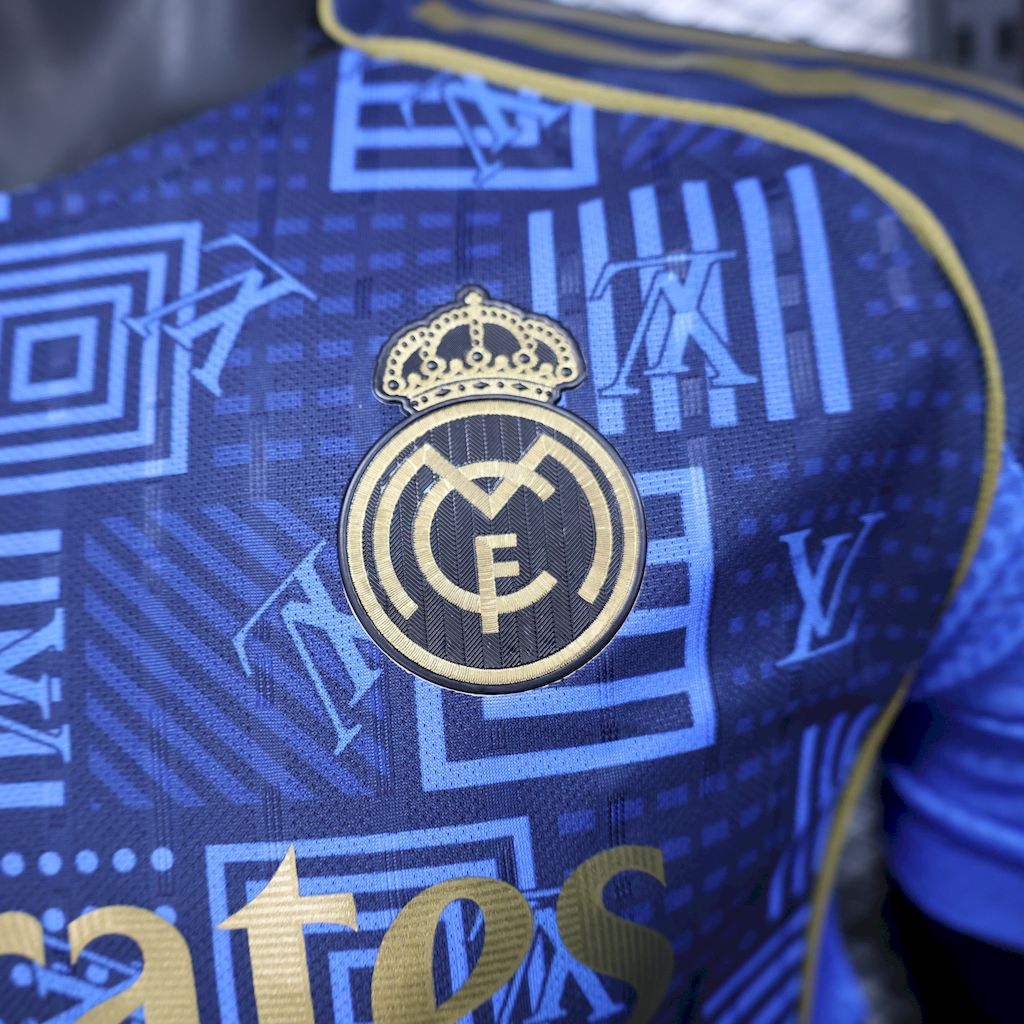 Maillot Louis Vuitton Édition Commune Real Madrid 2025/26 Version Joueur