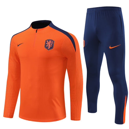 Suéter adulto com zíper e calça Holanda 2024/25 14001