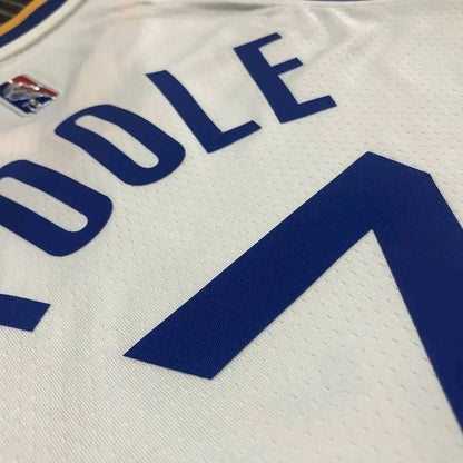 Camisa Jordan Poole Branca Masculina – Edição de 75º Aniversário