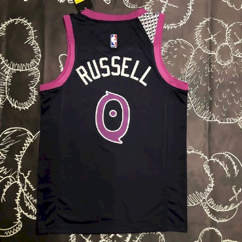 Camisa preta masculina D'Angelo Russell Team