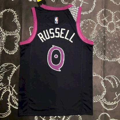 Camisa preta masculina D'Angelo Russell Team