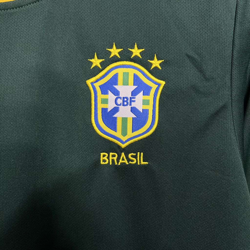 Camisa retrô de goleiro do Brasil 1998