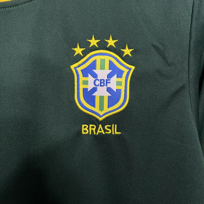 Camisa retrô de goleiro do Brasil 1998
