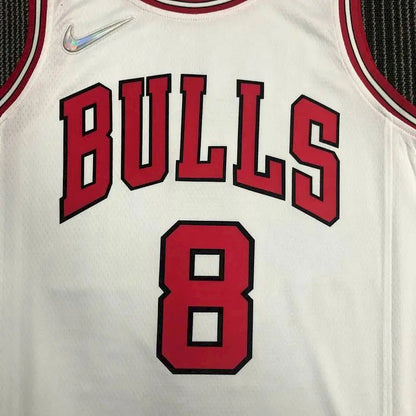 Camisa Zach LaVine Branca Masculina – Edição de 75º Aniversário