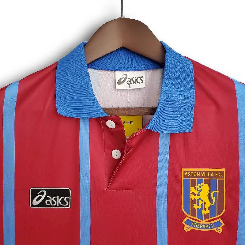 Camisa retrô do Aston Villa 1993/95