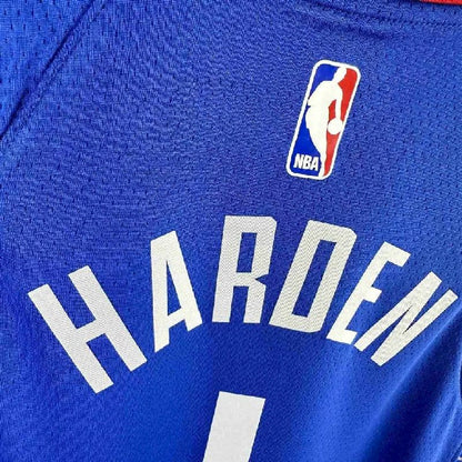 Camisa azul do time juvenil James Harden