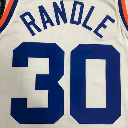 Camisa Julius Randle Masculina Branca 2021-22 75º Aniversário – Edição Clássica