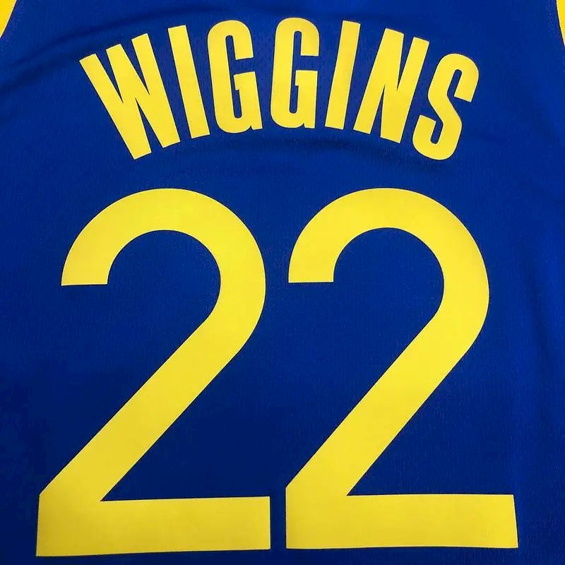 Camisa Andrew Wiggins Azul Masculina Versão Jogador – Edição Ícone