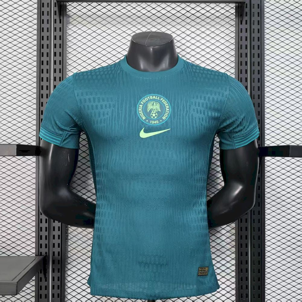 Camisa Nigéria 25/26 Verde Escuro Edição Especial Versão Jogador