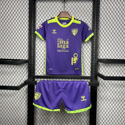 Camisa reserva infantil do Málaga 2024/25