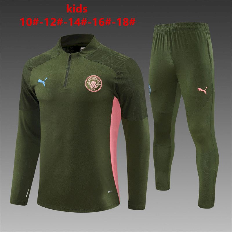 Suéter e calça infantil Manchester City 2024/25 com zíper 14001