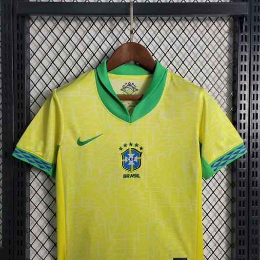 Brazil 2024/25 Home Kids Kit