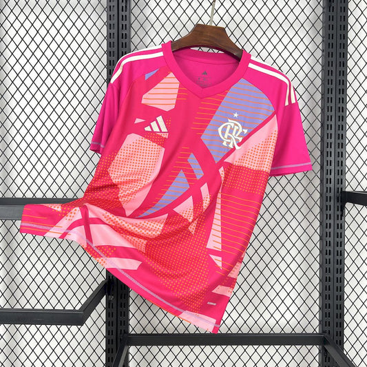 Camisa de goleiro rosa Flamengo 2025/26