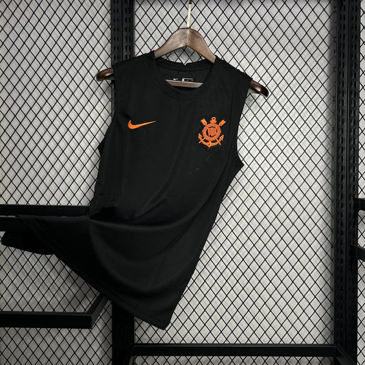Camisa de treino do Corinthians 2022 Regata – Preta
