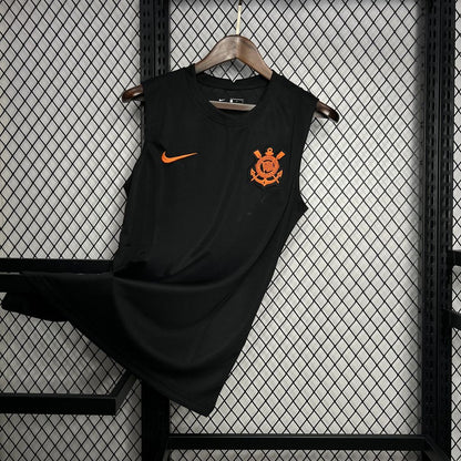 Camisa de treino do Corinthians 2022 Regata – Preta