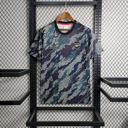 Camisa Maharishi do Arsenal 2023/24 (Mucoca / Preta)