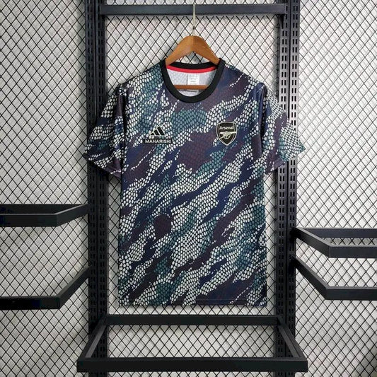 Camisa Maharishi do Arsenal 2023/24 (Mucoca / Preta)