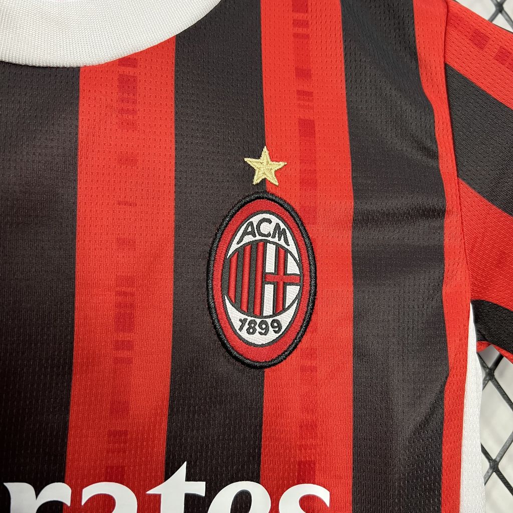 Ac Milan 2024/25 Home Kids Kit