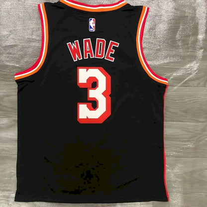 Camisa masculina Dwyane Wade Black Classics Swingman Player Version