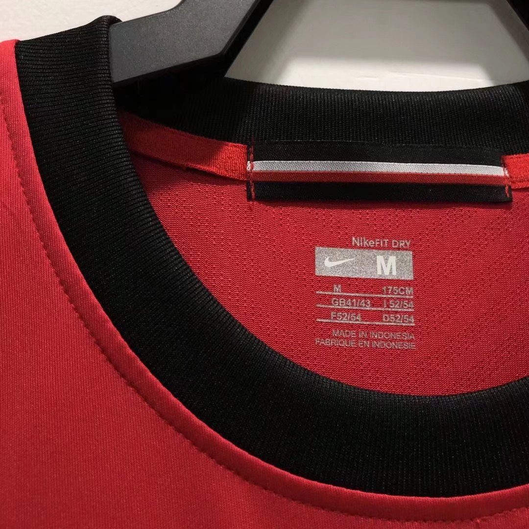 Camisa retrô de mangas compridas do Manchester United 2009/10 Home