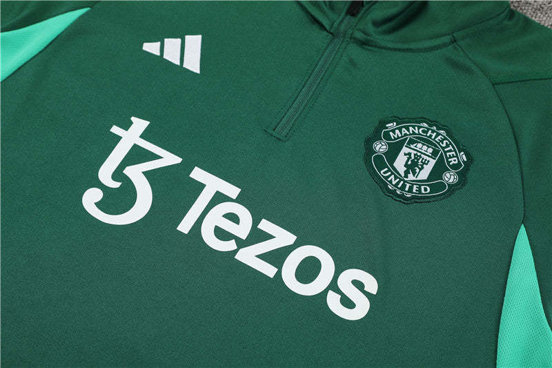 Suéter e calça adulto Manchester United 2023/24 com zíper 14001