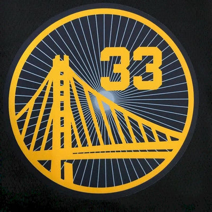 Camisa James Wiseman preta masculina – Edição City do 75º aniversário