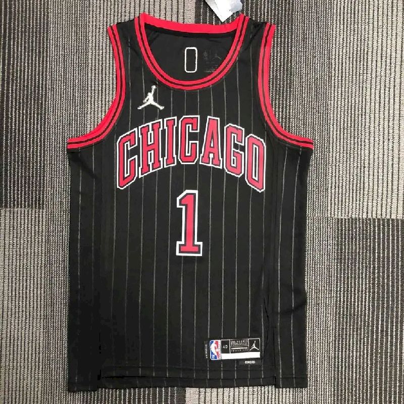 Camisa preta Derrick Rose masculina – Edição Statement