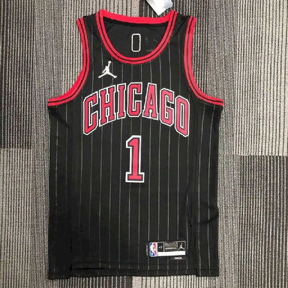 Camisa preta Derrick Rose masculina – Edição Statement