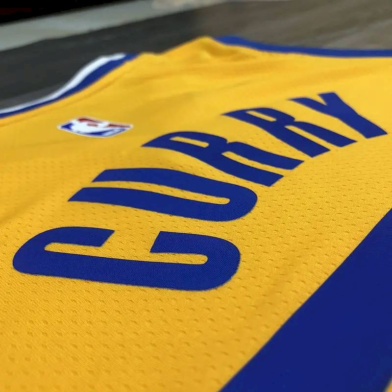 Stephen Curry Men’s Yellow Player Version Jersey – Statement Edition