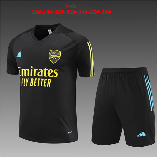Camisa e short infantil de treino do Arsenal 2023/24 14001