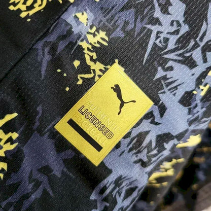 Camisa Manchester City 2023/24 Edição Especial Preta e Dourada