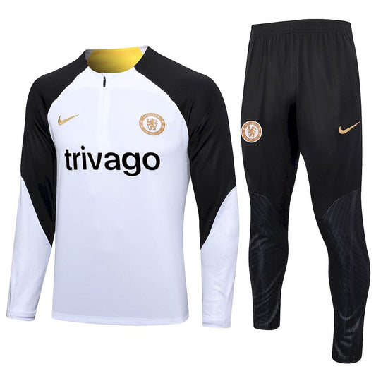 Suéter e calça Chelsea 2023/24 com zíper e meio zíper 815
