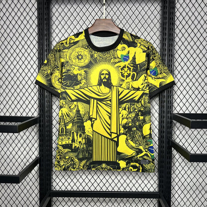 Men's Brazil 2024/25 Yellow Jersey