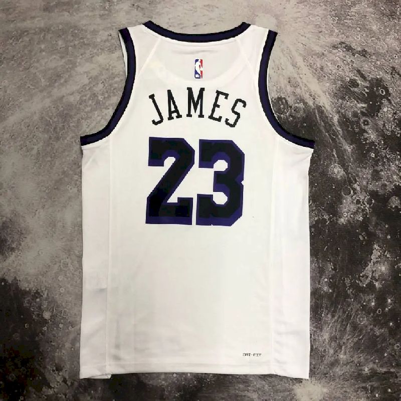 Men’s LeBron James White Team Jersey – City Edition