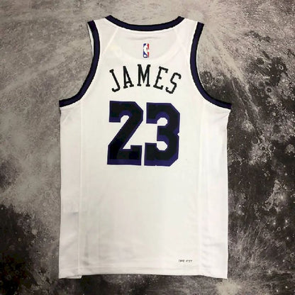 Men’s LeBron James White Team Jersey – City Edition