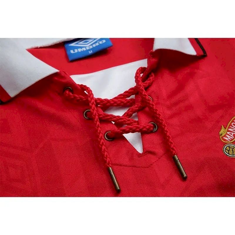 Camisa retrô de mangas compridas do Manchester United 1992/94