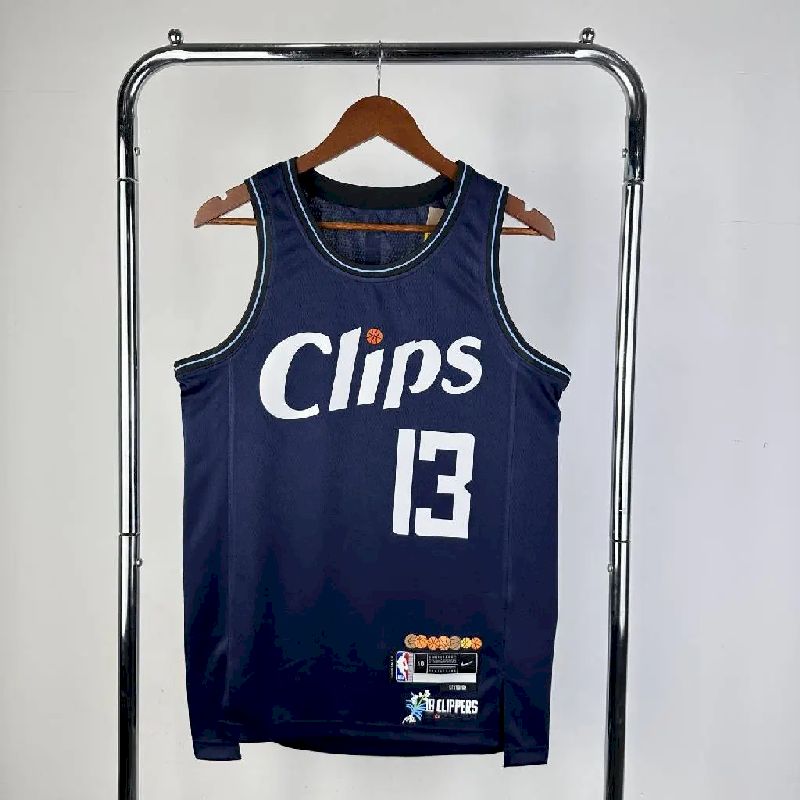 Camisa Paul George Azul Masculina 2024 – Edição City