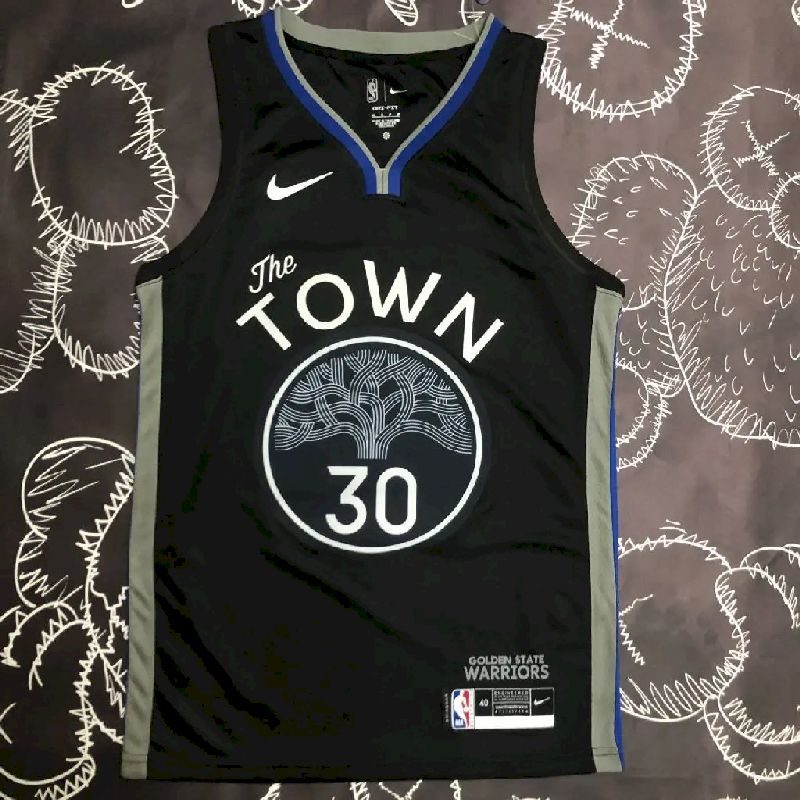Camisa preta masculina Stephen Curry Team