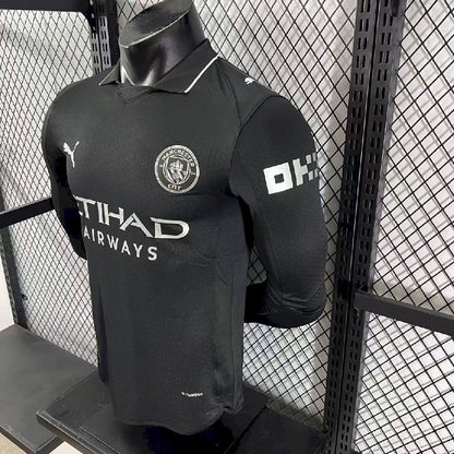 Men's Manchester City 2025/26 Away Long Sleeves Jersey Player Version