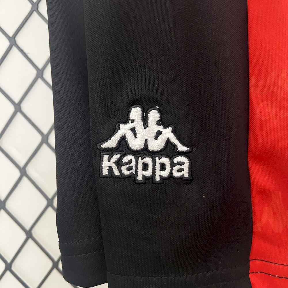 Camisa e shorts retrô infantil do Athletic Bilbao 1995/97