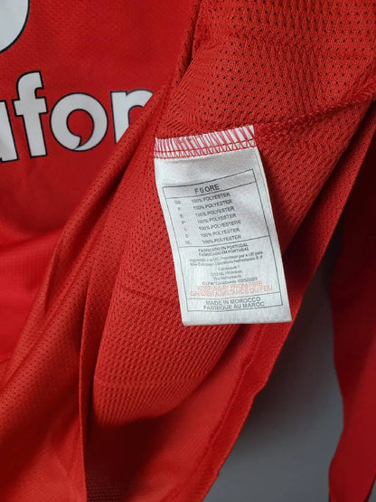 Camisa retrô de mangas compridas do Manchester United 2004/06 Home