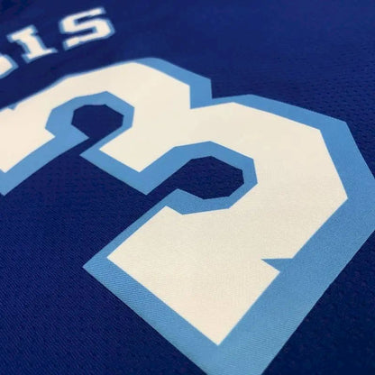 Camisa Anthony Davis Masculina Azul Versão Jogador – Edição Clássica Retro Conjunta