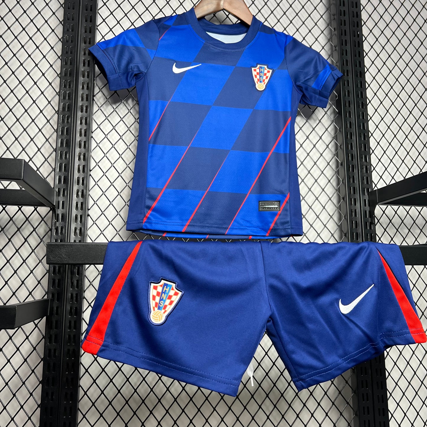 Kit reserva infantil Croácia Euro 2024/25