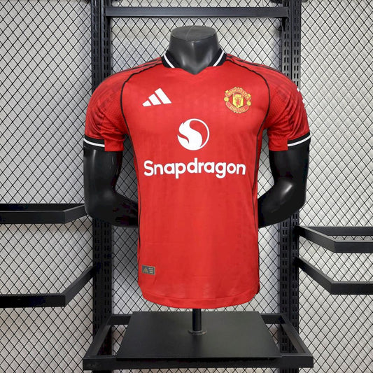 Men's Manchester United 2025/26 Home Jersey Player Version